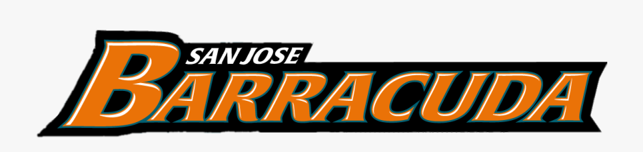 San Jose Barracuda Text Logo - Barracuda Text, Transparent Clipart