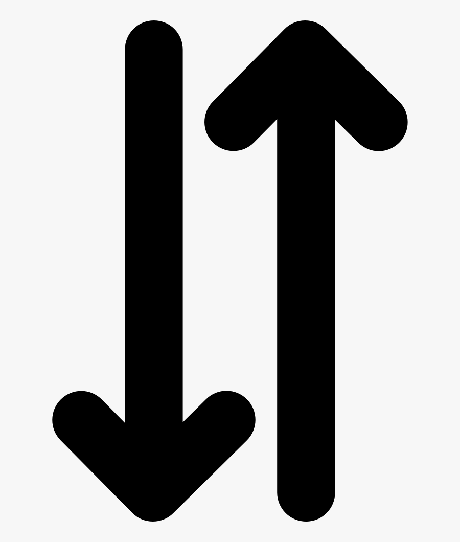 Two Up And Down - Arrow Two Sides Png, Transparent Clipart