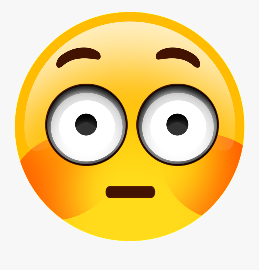 Blushing Flushing Emoji Sticker Embarrassment - Transparent Background Embarrassed Emoji, Transparent Clipart
