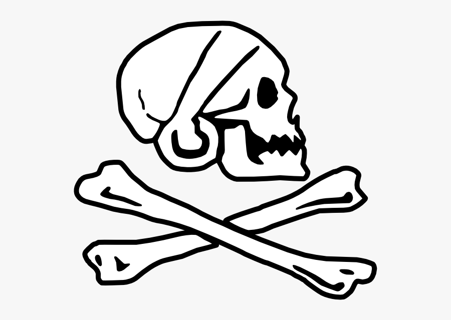 Transparent Jolly Roger Clipart - Pirate Flags, Transparent Clipart
