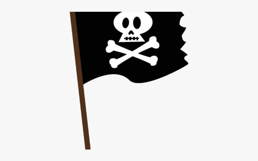 Pirate Flag Transparent Background, Transparent Clipart