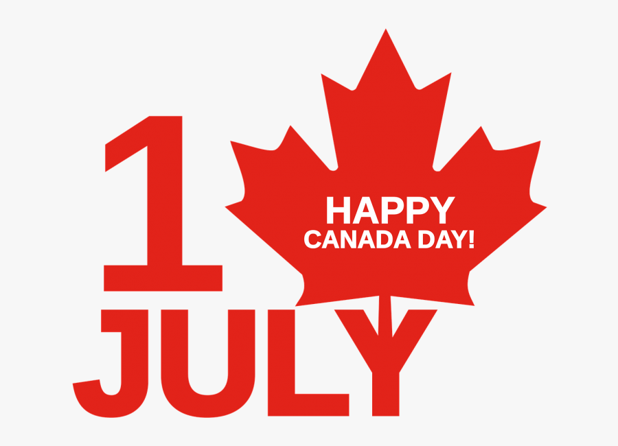 Clip Art Happy Canada Day Images - Happy Canada Day July 1, Transparent Clipart