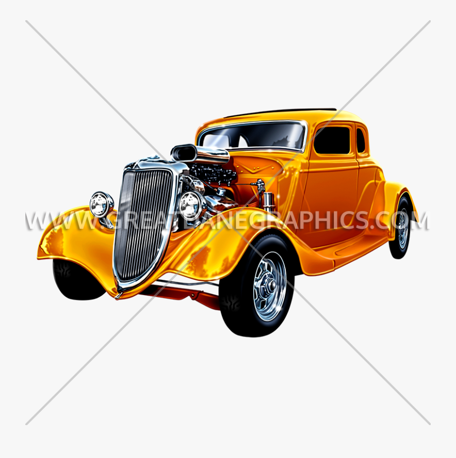 Hot-rod - Antique Car, Transparent Clipart