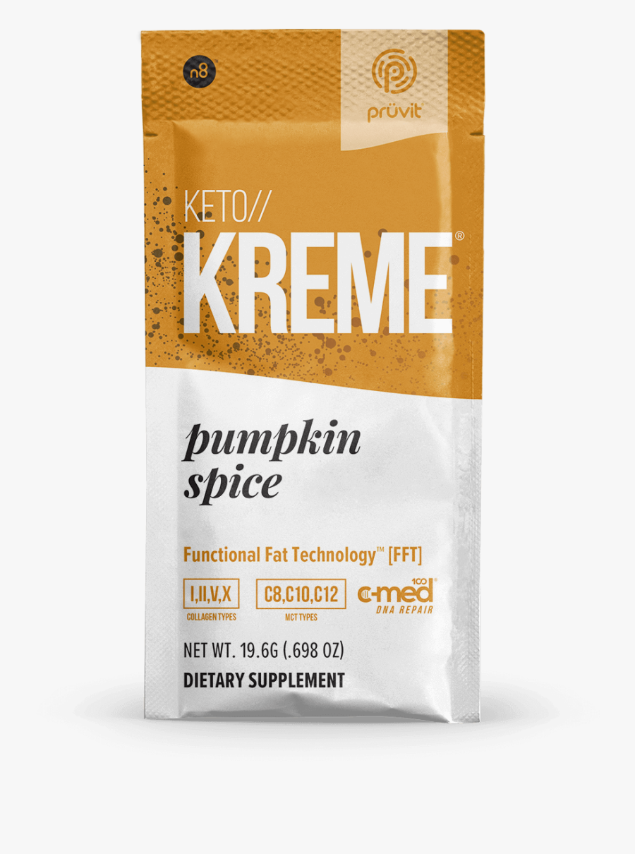 Keto//kreme® Pumpkin Spice - Packaging And Labeling, Transparent Clipart