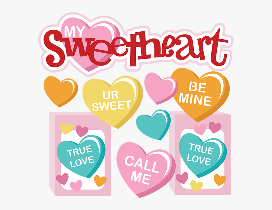 S My Sweet Heart, Transparent Clipart
