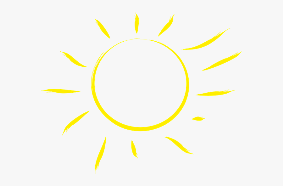 The Sun, Sweetheart, Yellow, Weather, The Rays, Radius - Circle, Transparent Clipart