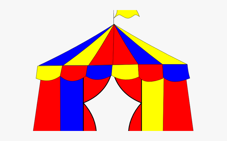 Cute Circus Tent Clipart, Transparent Clipart