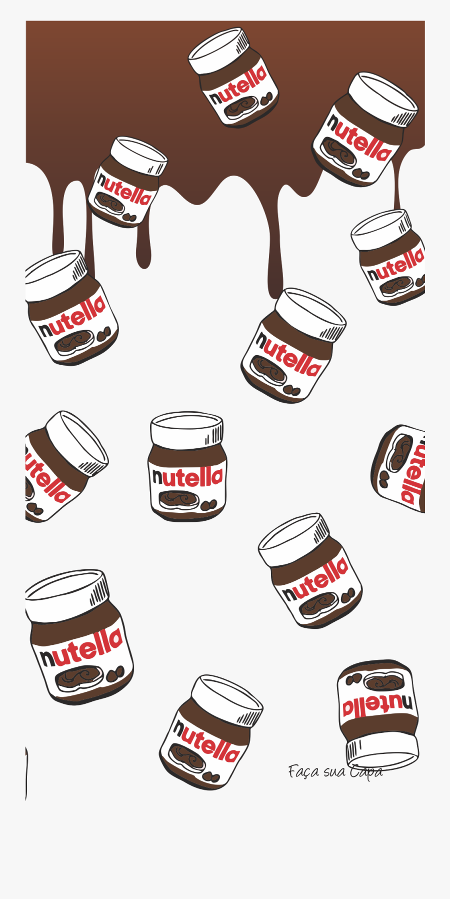 Nutella Cool Iphone Backgrounds, Iphone Wallpaper Food, - Nutella Background, Transparent Clipart