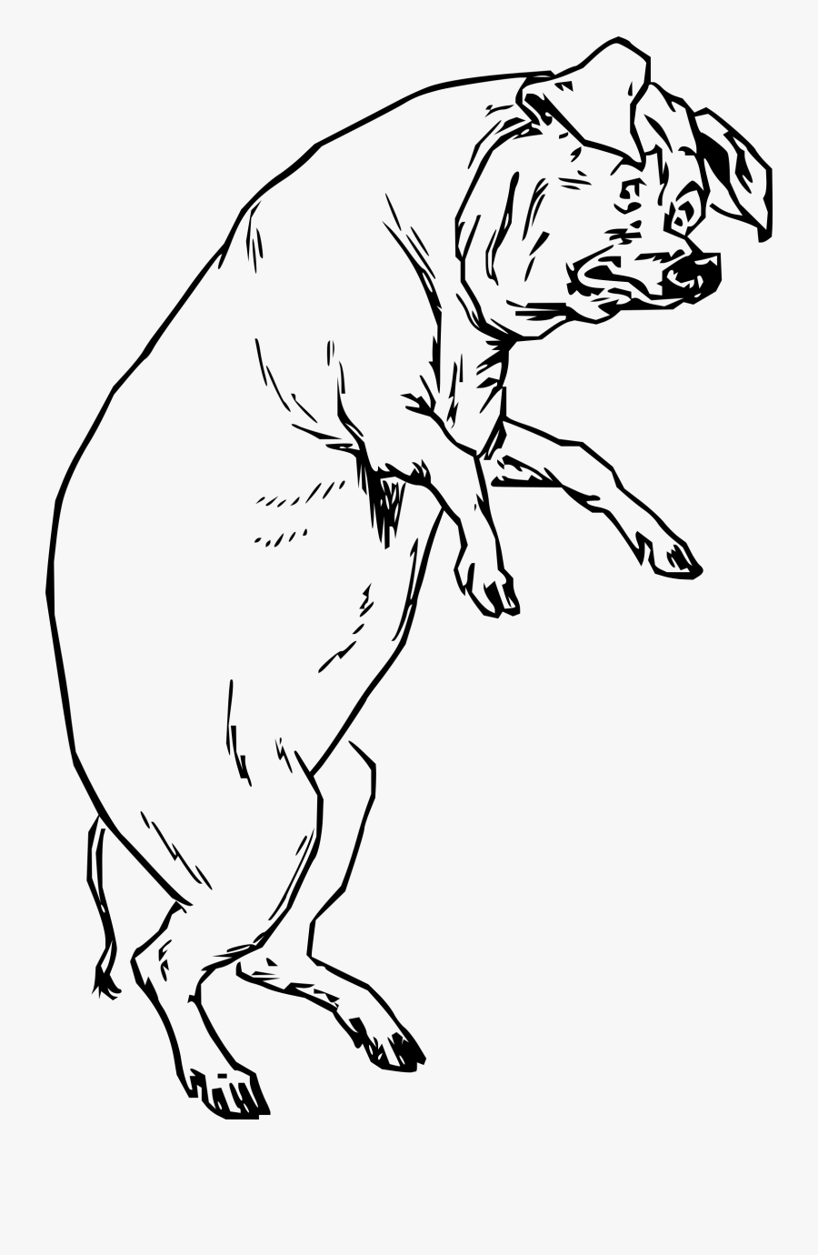 The Pig Who Had None - Pig On 2 Legs, Transparent Clipart