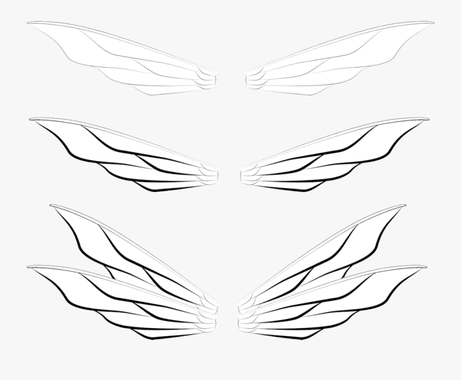 Transparent Fairy Wings Clipart - Fairy Wings Drawings, Transparent Clipart