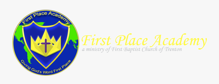 First Baptist Church Of Trenton And First Place Academy - Emblem, Transparent Clipart