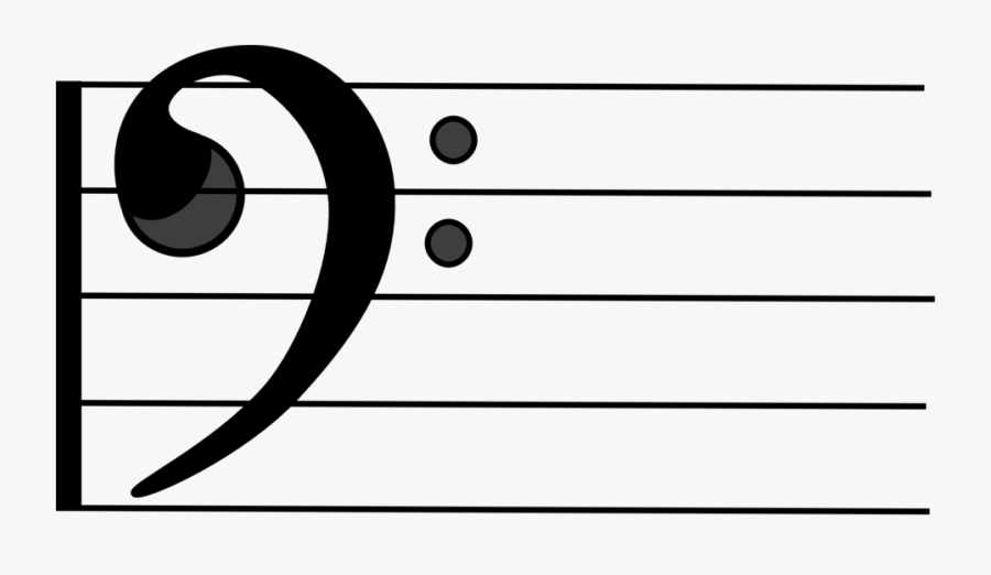 Bass Clef, Transparent Clipart