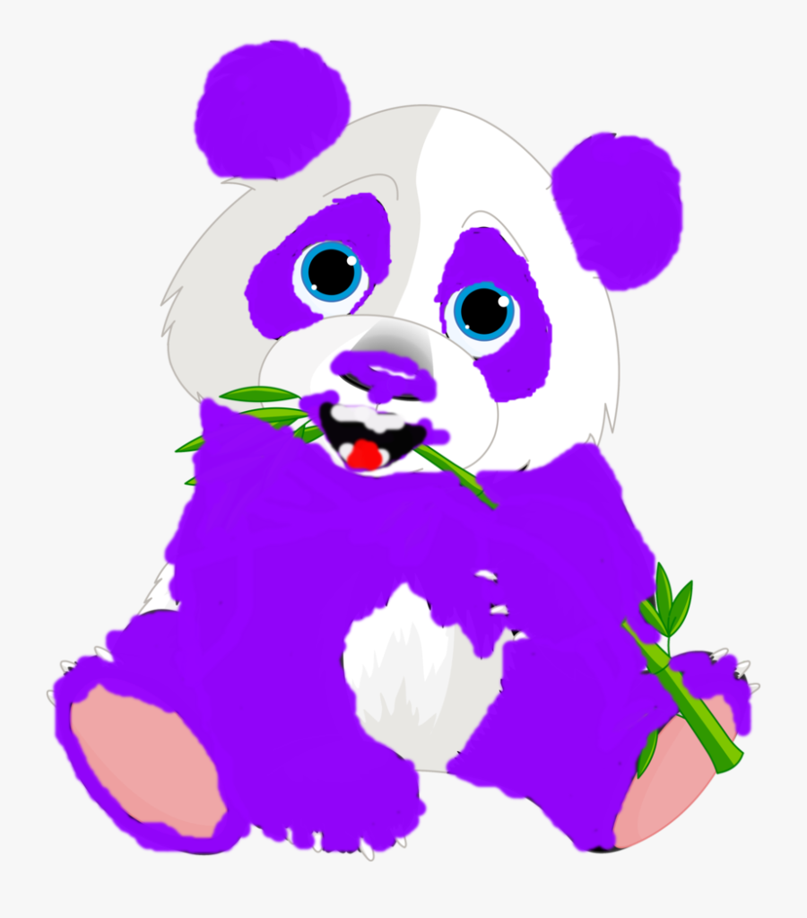 Mel The Purple Panda Little Einsteins By Isaachelton - Transparent Background Panda Png, Transparent Clipart