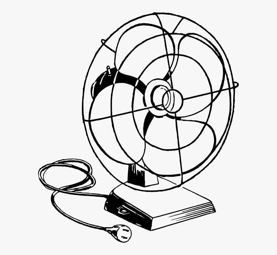Line Art,area,drawing - Drawing Of A Fan, Transparent Clipart