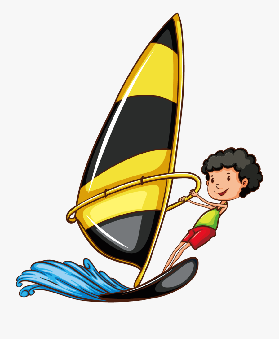 Surfing Clipart Water Sport - Do Water Sports Clipart, Transparent Clipart