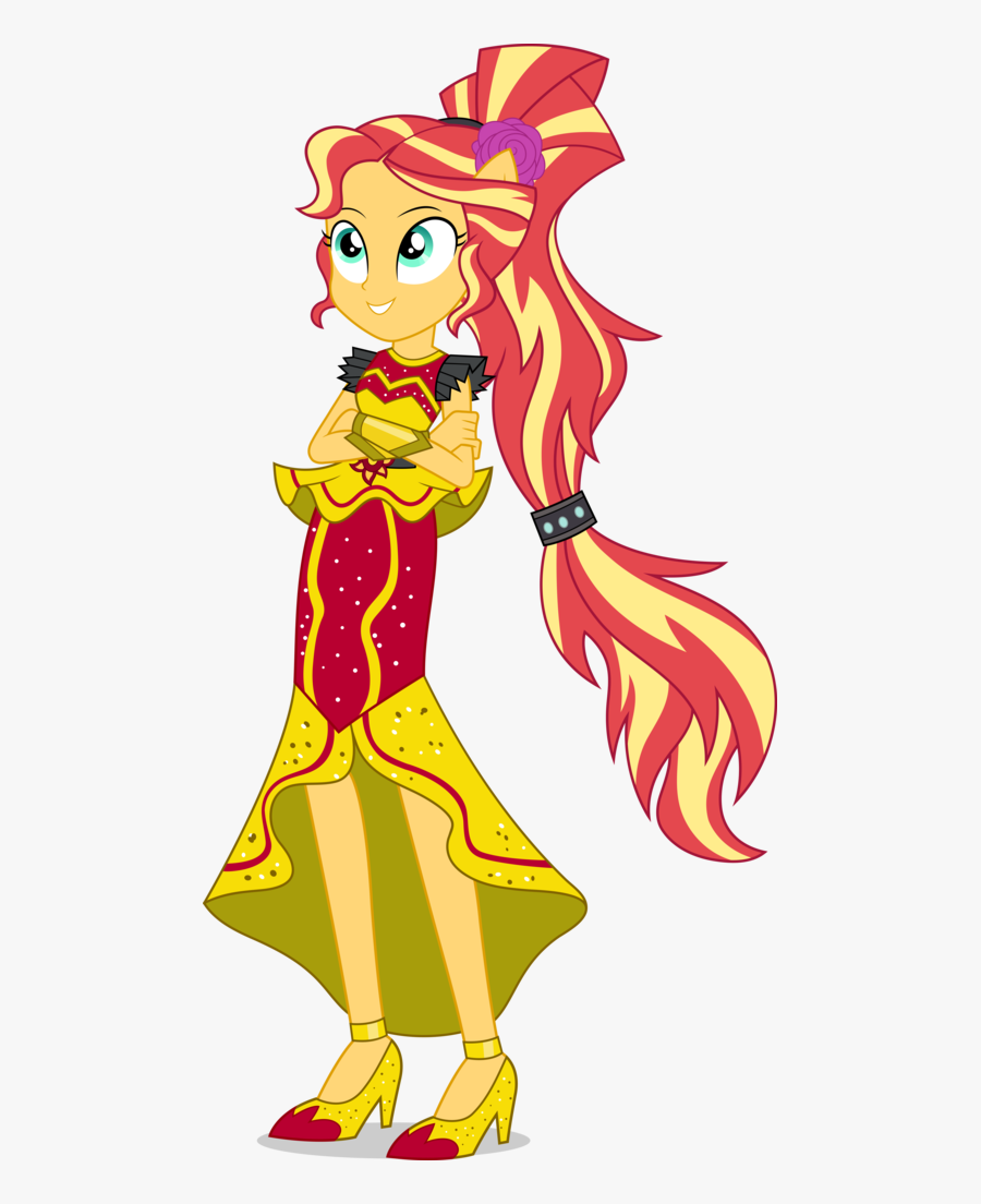 Flamenco Shimmer - Mlp Eg Dance Magic Sunset Shimmer, Transparent Clipart