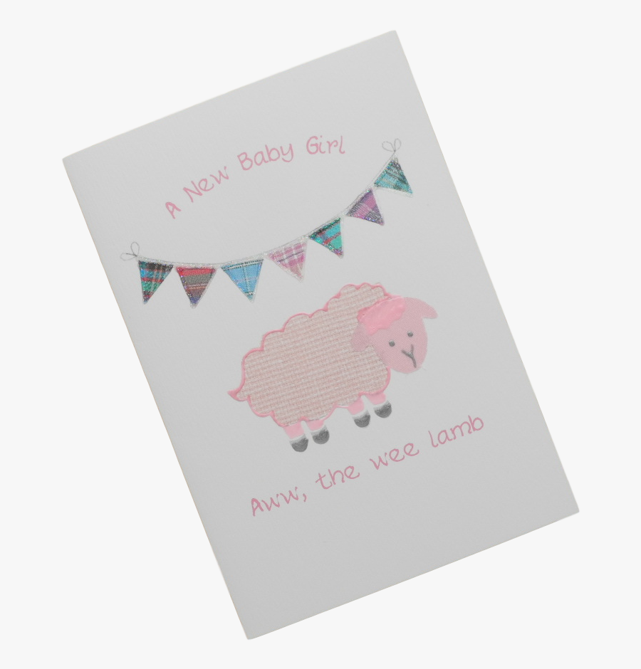 Birth Congratulations Girl Wee Lamb - Sheep, Transparent Clipart