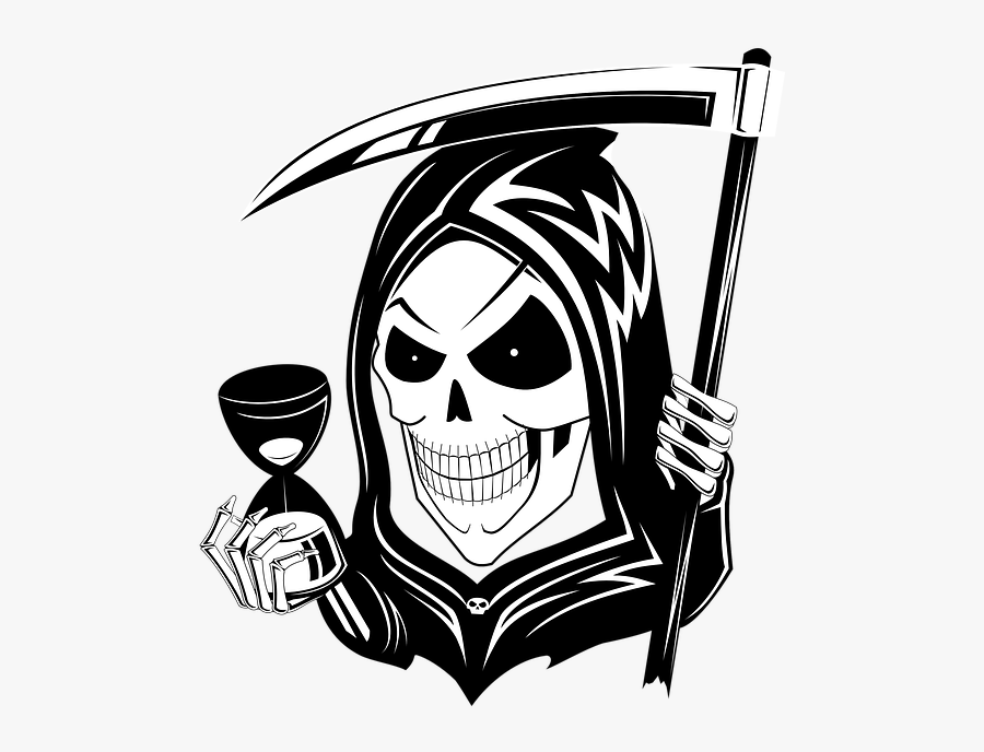 Death, Skull, Skeleton, Halloween, Reaper, Horror - Illustration, Transparent Clipart