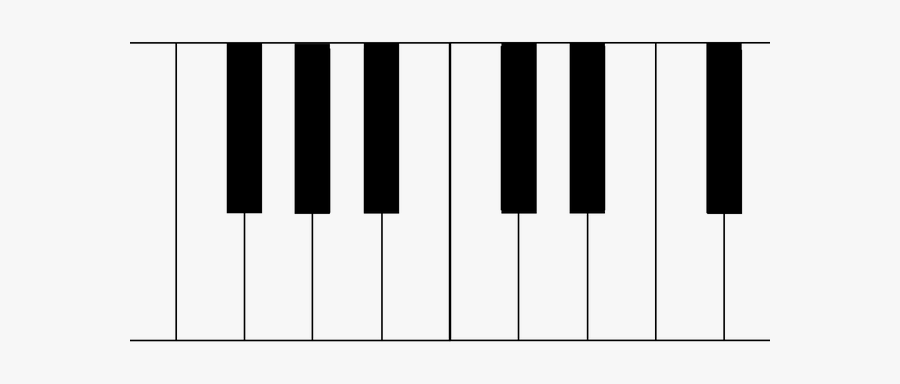 Musical Keyboard, Transparent Clipart
