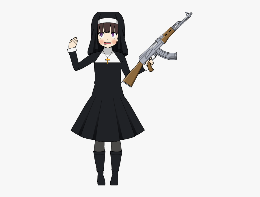 Consider The Following Nuns - Evil Nun En Anime, Transparent Clipart