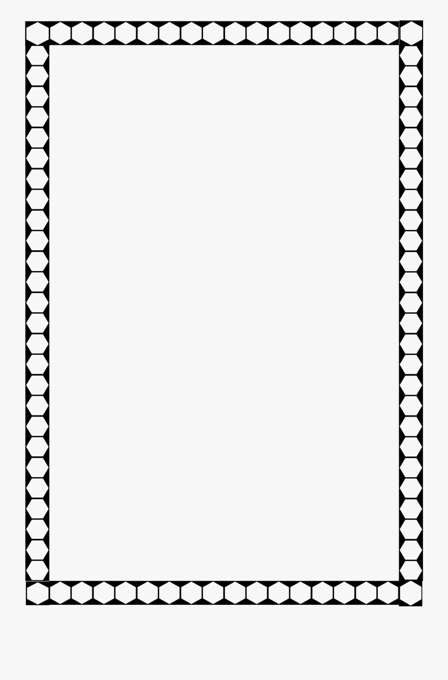Borders For A4 Sheet, Transparent Clipart