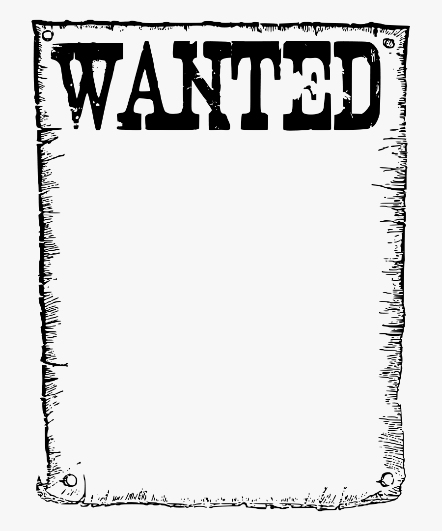 Wanted Block Letters - Calligraphy, Transparent Clipart