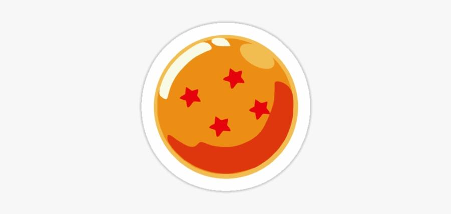 Dragon Ball Clipart Circle Stickers Free Transparent - Circle Dragon Ball Logo, Transparent Clipart