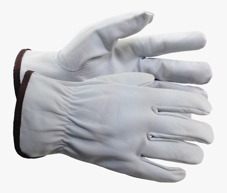 Transparent Work Gloves Clipart - Goat Skin Leather Working Gloves, Transparent Clipart