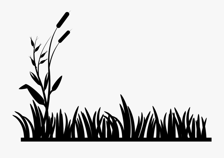 Clip Art Portable Network Graphics Openclipart Lawn - Grass Black And White Png, Transparent Clipart