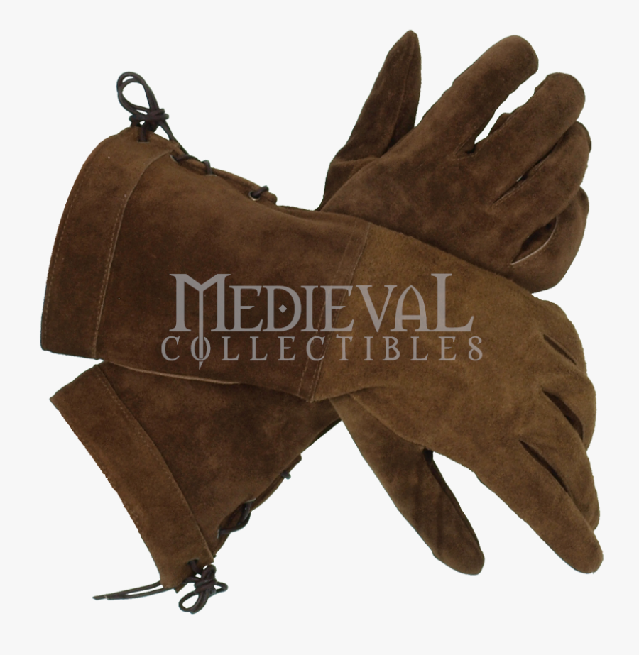 Clip Art Falconing Gloves - Medieval Gloves, Transparent Clipart