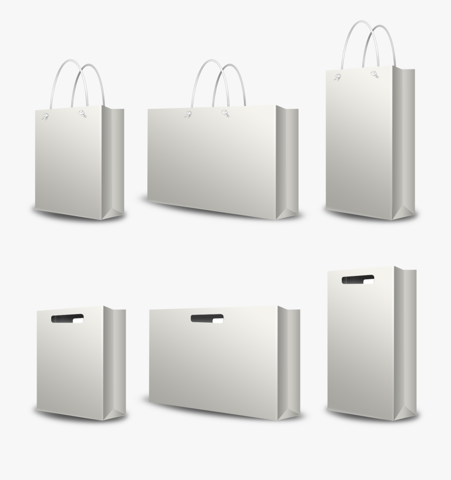 Download Clip Art Paper Bags Template - Plastic Gift Bag Mockup ...