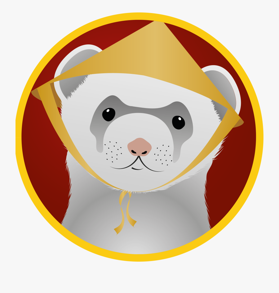 Ferret-badges 3 Vietnamese Food Ferret - Vietnamese Ferret, Transparent Clipart