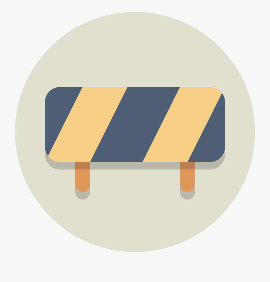 Cone Clipart Road Blocker - Roadblock Icon Png, Transparent Clipart