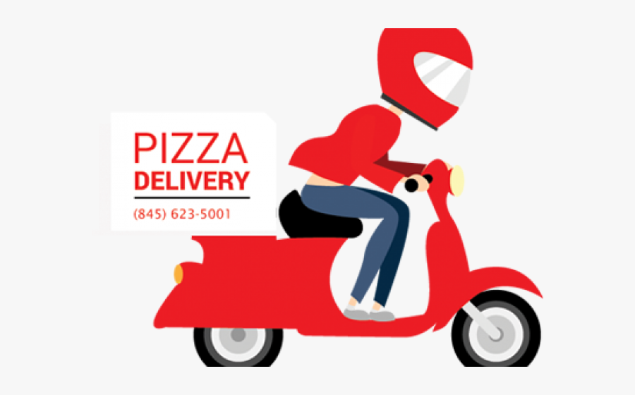 Pizza Delivery Images - Home Delivery Bike Png, Transparent Clipart