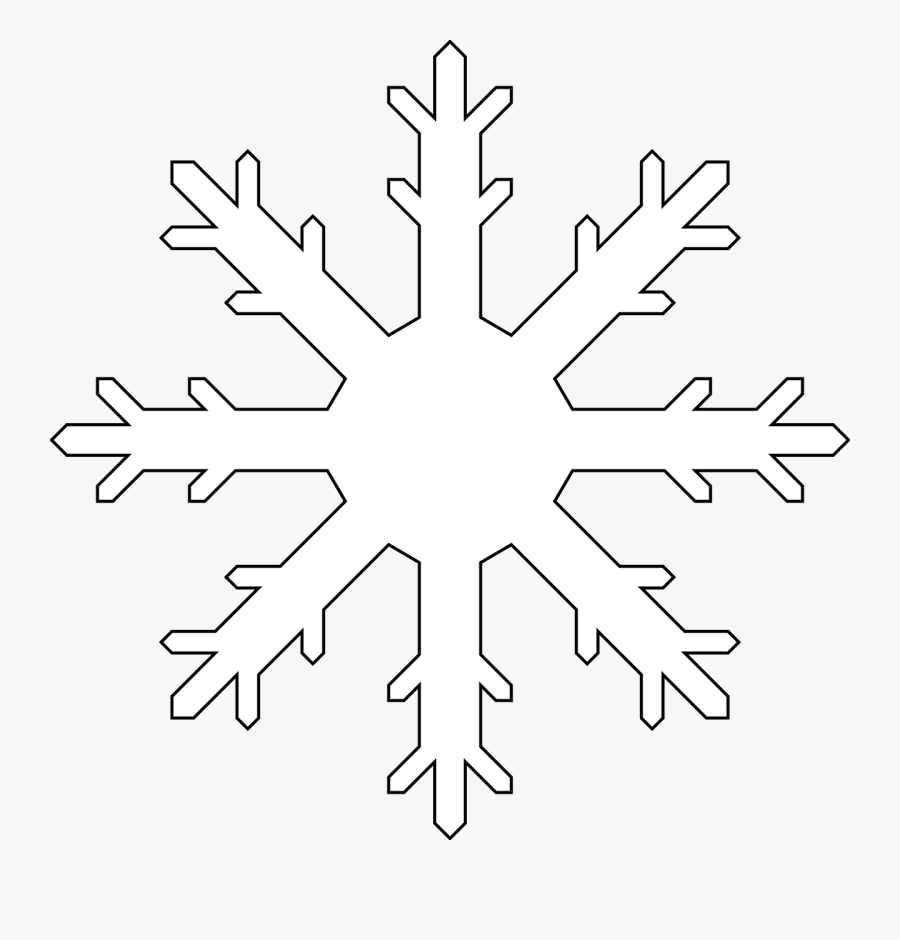 Snowflake Winter Snow Christmas Holiday Xmas Copo De Nieve Blanco Png Free Transparent Clipart Clipartkey