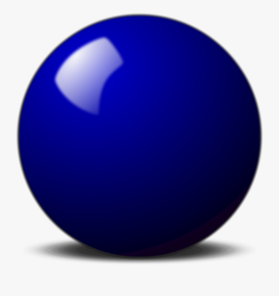 Blue Snooker Ball Clip Arts - Snooker Ball, Transparent Clipart