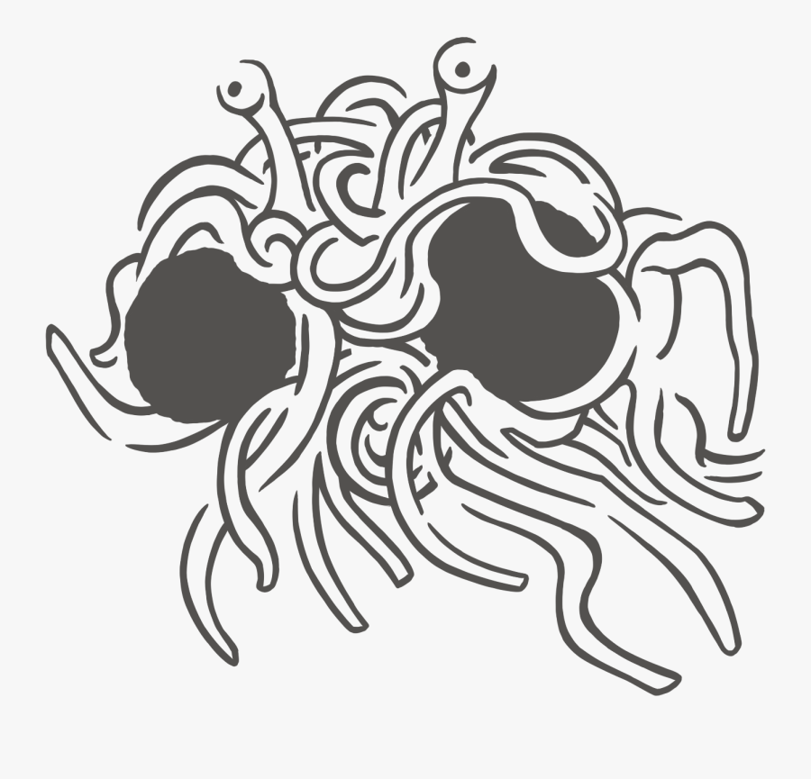 Flying Monster Stencils Pinterest - Flying Spaghetti Monster Outline, Transparent Clipart