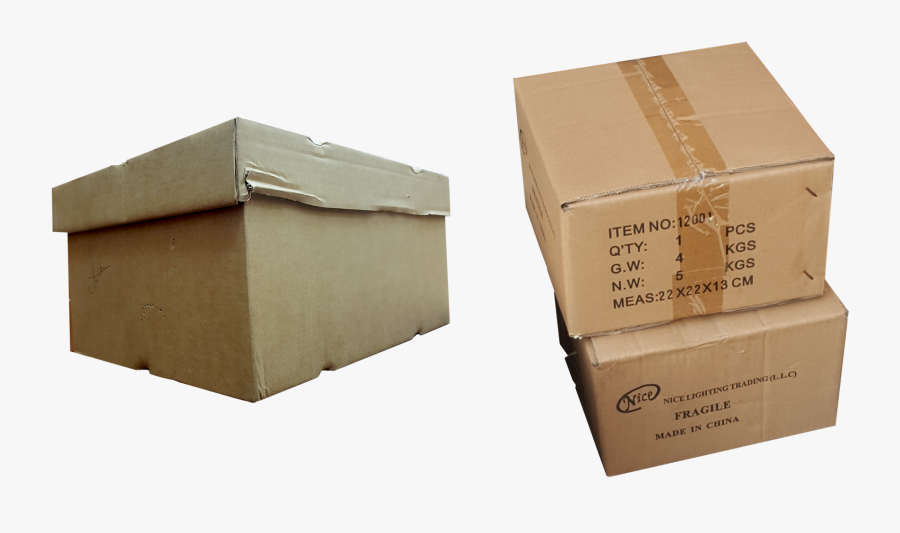 Box Png - Old Cardboard Box Png, Transparent Clipart