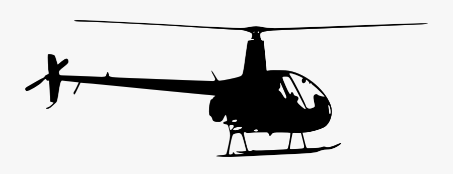 9 Helicopter Silhouette Side View - Silhouette Helicopter Clip Art, Transparent Clipart