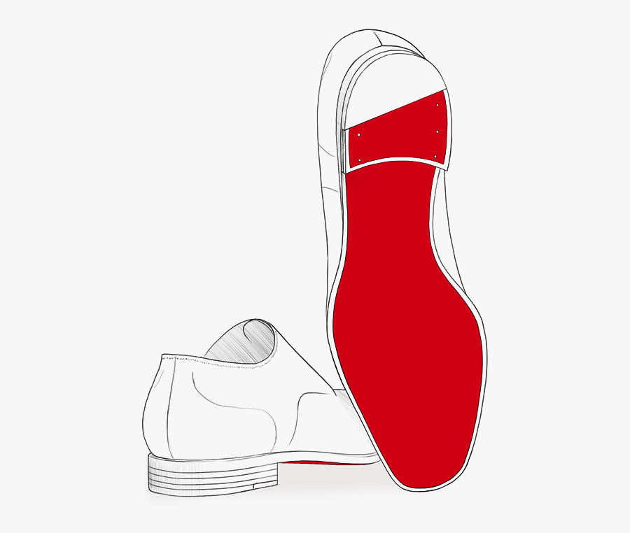 Clip Shoes Embellishment - Back Men Shoe Illustration, Transparent Clipart