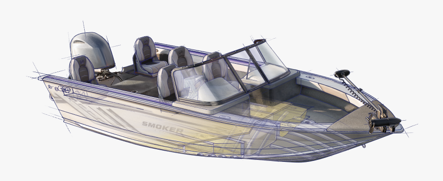 Transparent Floor Boat - Rigid-hulled Inflatable Boat, Transparent Clipart