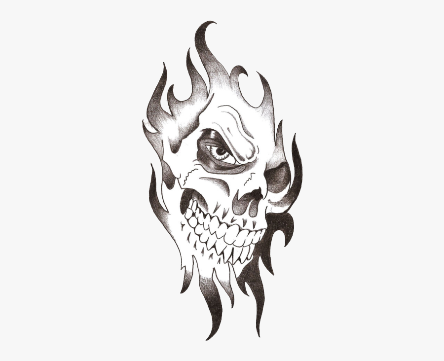 Skull Tattoo Free Download Png Skull Tribal Tattoo Designs Free Transparent Clipart Clipartkey