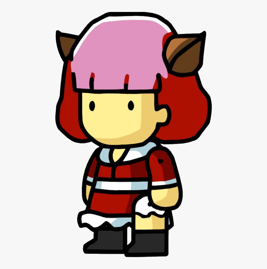 Scribblenauts Unlimited Female - Scribblenauts Unlimited Animal Costumes, Transparent Clipart