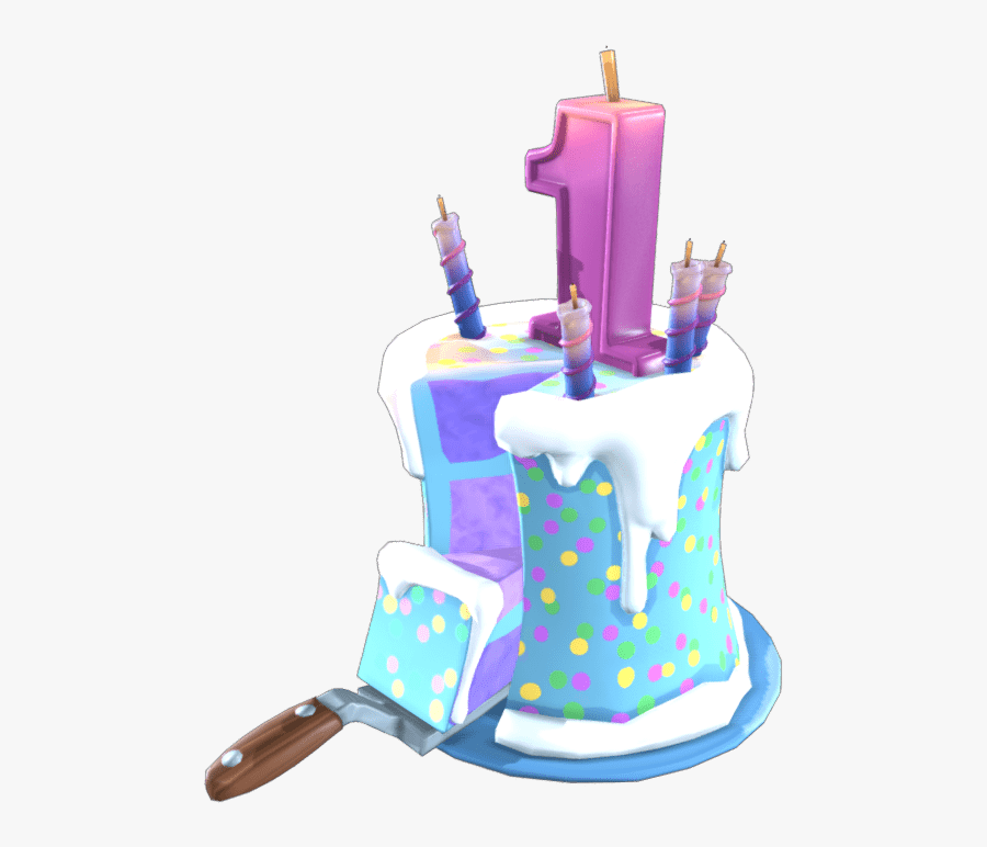 Fortnite Birthday Cake Back Bling, Transparent Clipart