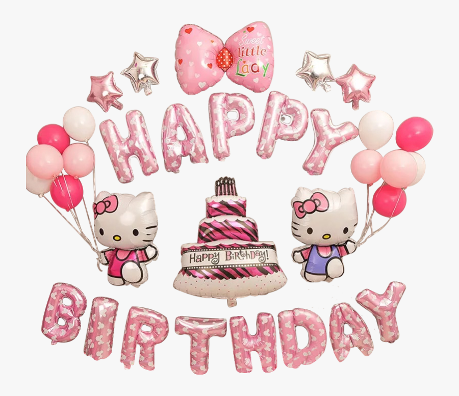 Happy Birthday Gambar Hello Kitty, Transparent Clipart