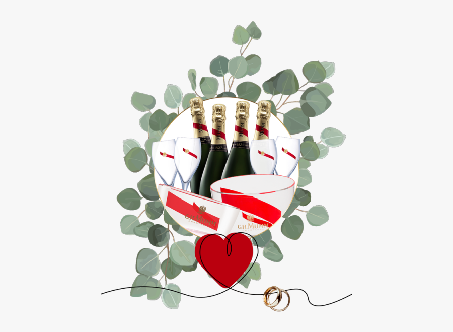 Champagne Pour Mariage, Transparent Clipart