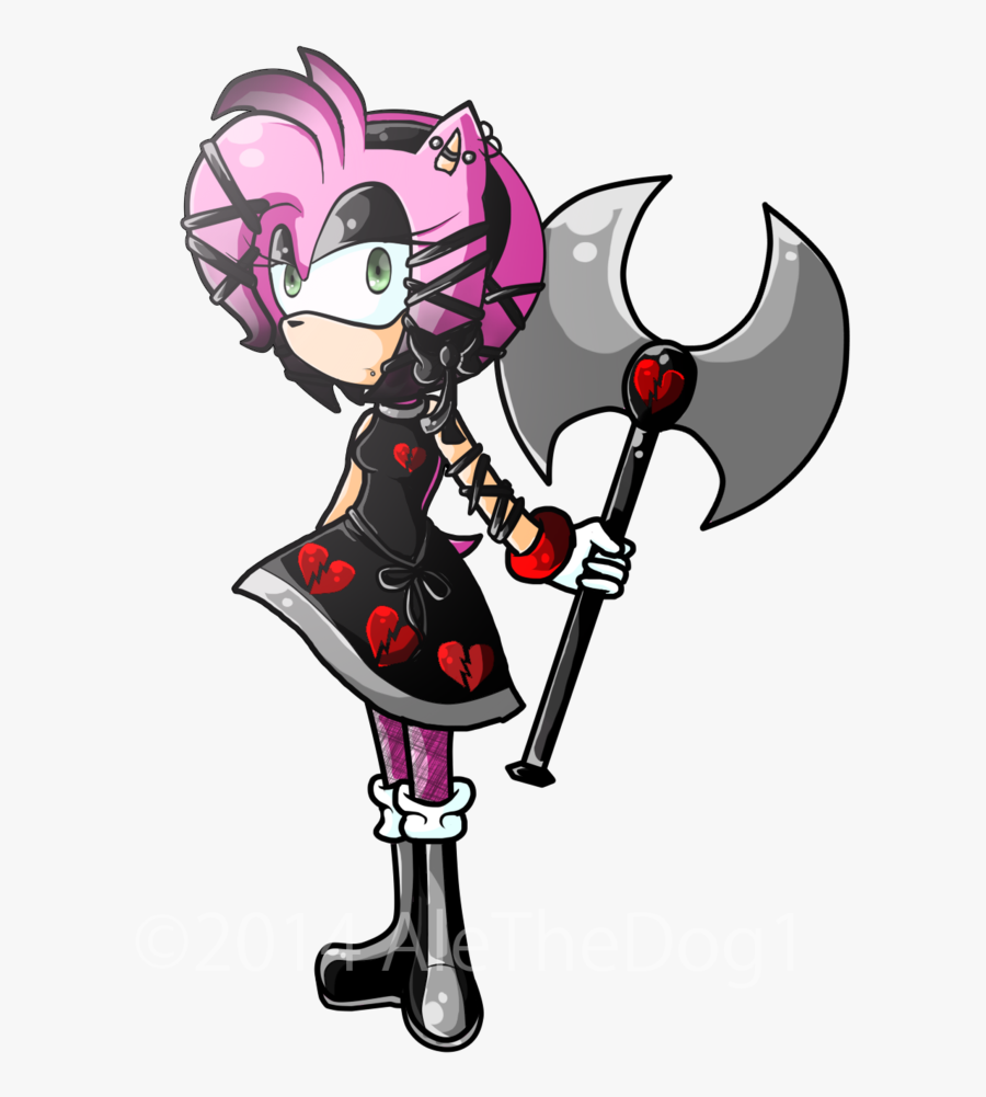 Amy Speedpaint By Alethedog - Emo Of Amy Rose, Transparent Clipart