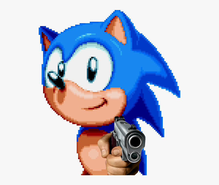 Character With A Gun Meme, Transparent Clipart