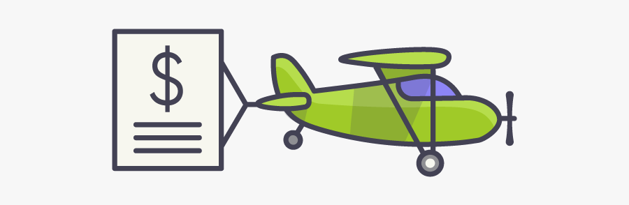 Light Aircraft, Transparent Clipart