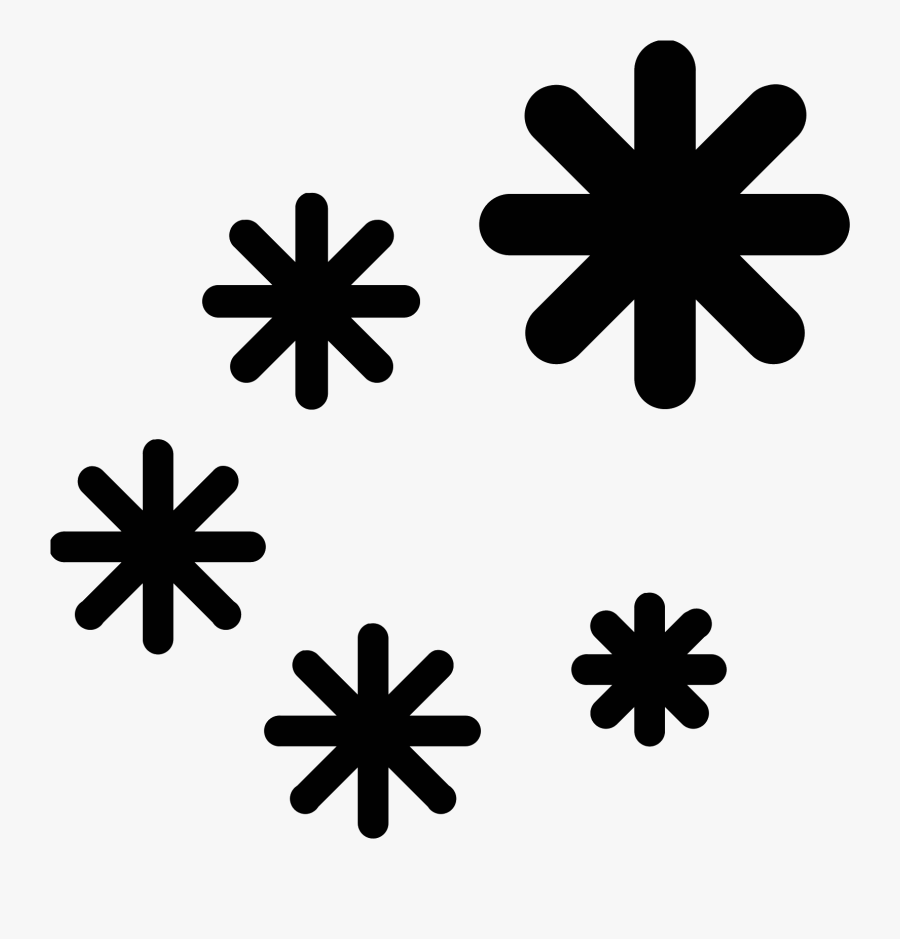 Snow Storm Png - Asterisk Clip Art, Transparent Clipart